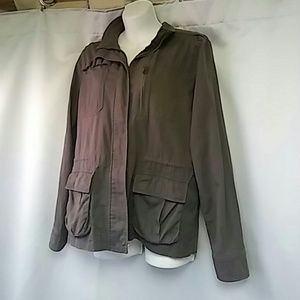 LA Hearts Gray Military Utility Jacket, M